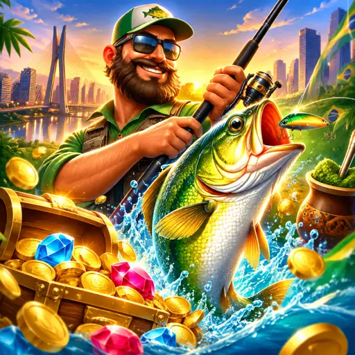 Big Bass Bonanza, slot de pesca com anzol e peixe
